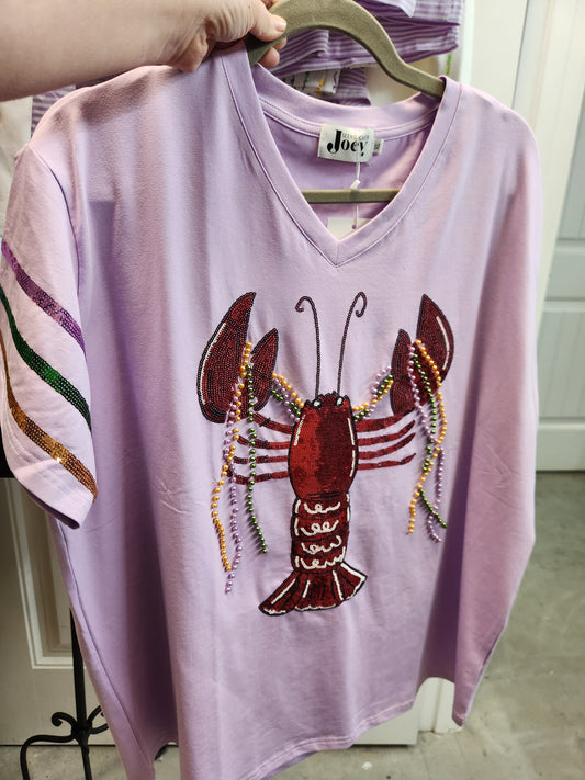 Mardi Gras Crawfish Tee