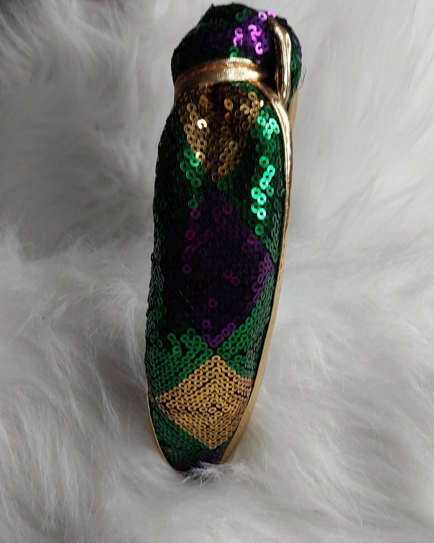 Mardi Gras Diamond Sequin  Headband