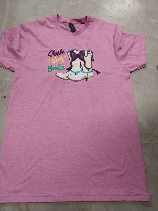 Shake Your Bootie - Embroidered Tee