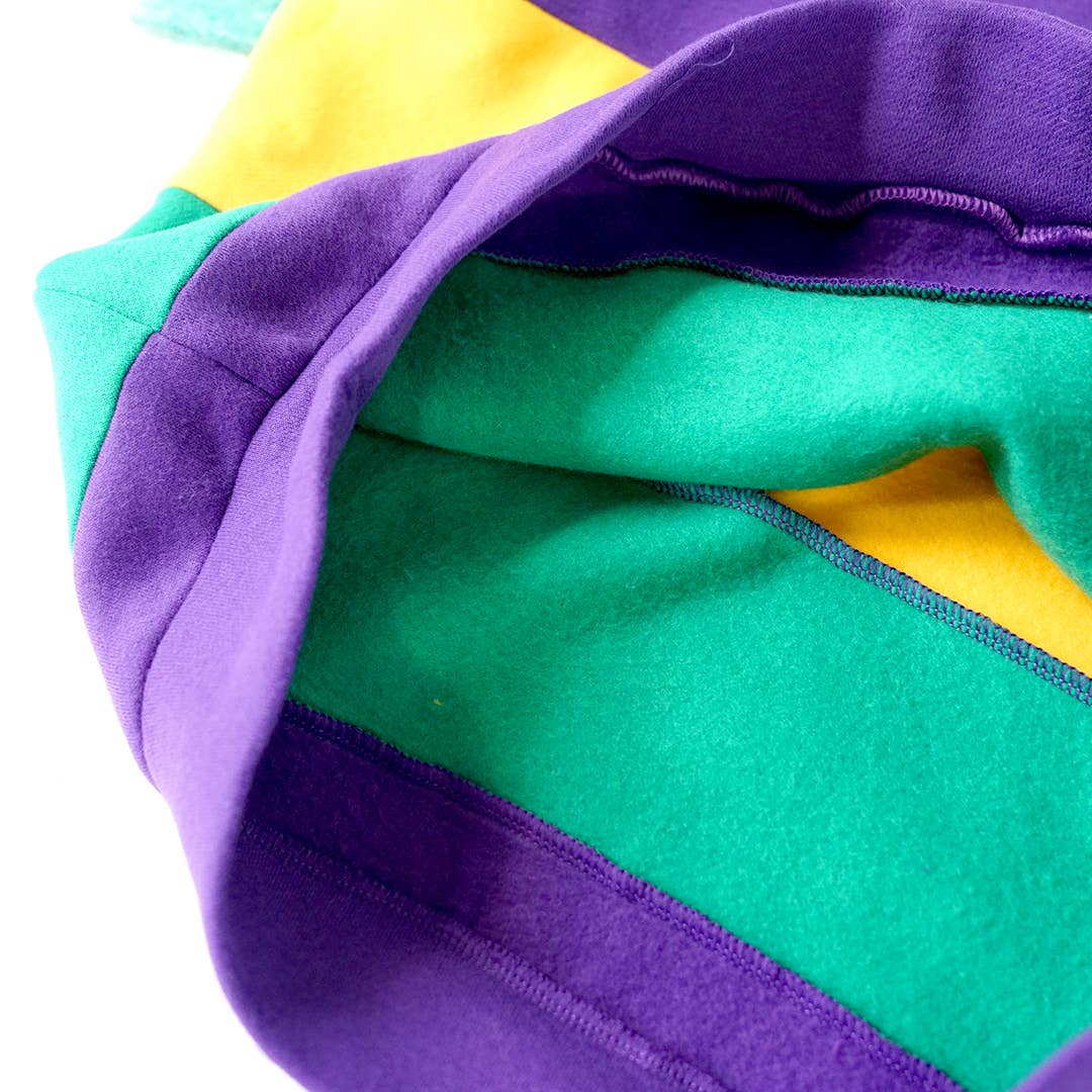 Mardi Gras Striped Sweatshirt Unisex