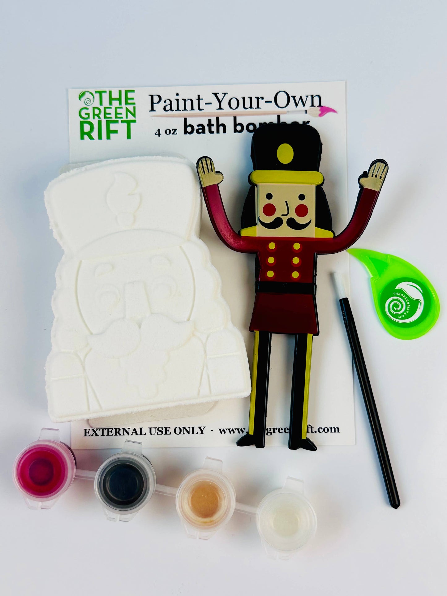 Nutcracker Bath Bomb Paint-Your-Own