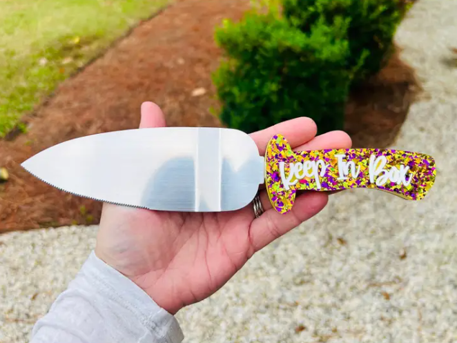Kingcake Knife-Server