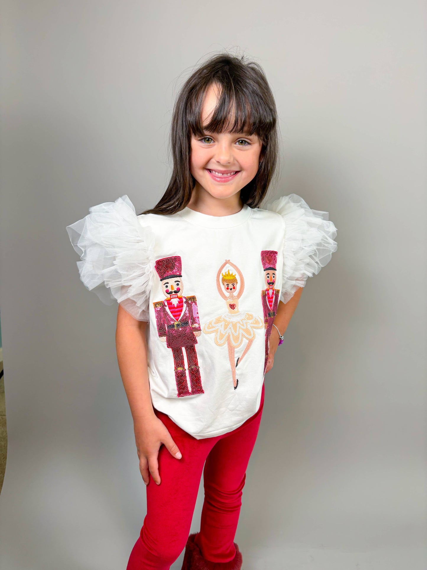 Nutcracker and Ballerina Patched Top