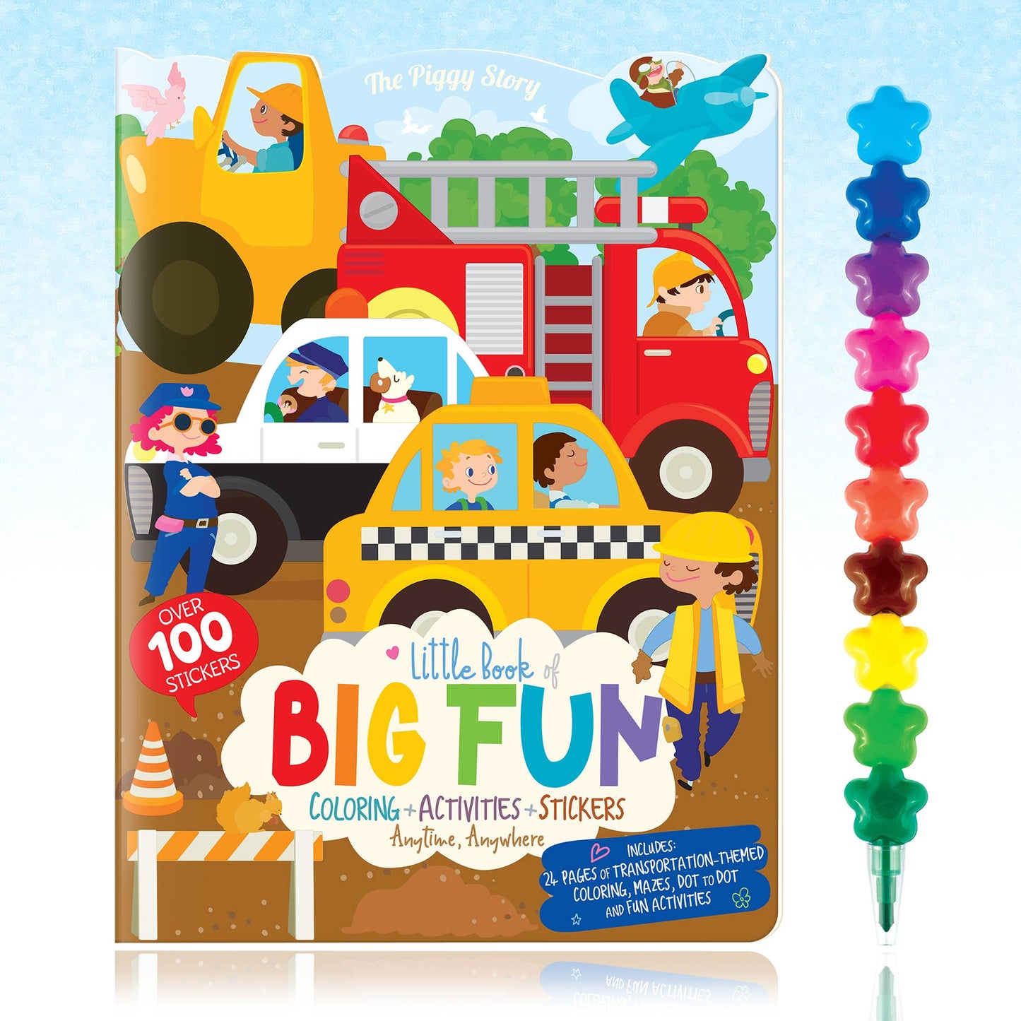 Crazy Car Town Stocking Stuffer Activity Gift Pack