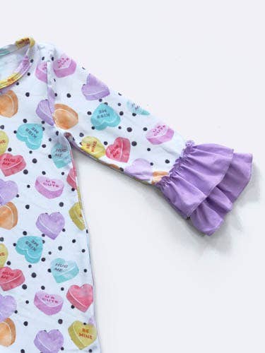 Be Mine Baby Romper Valentine