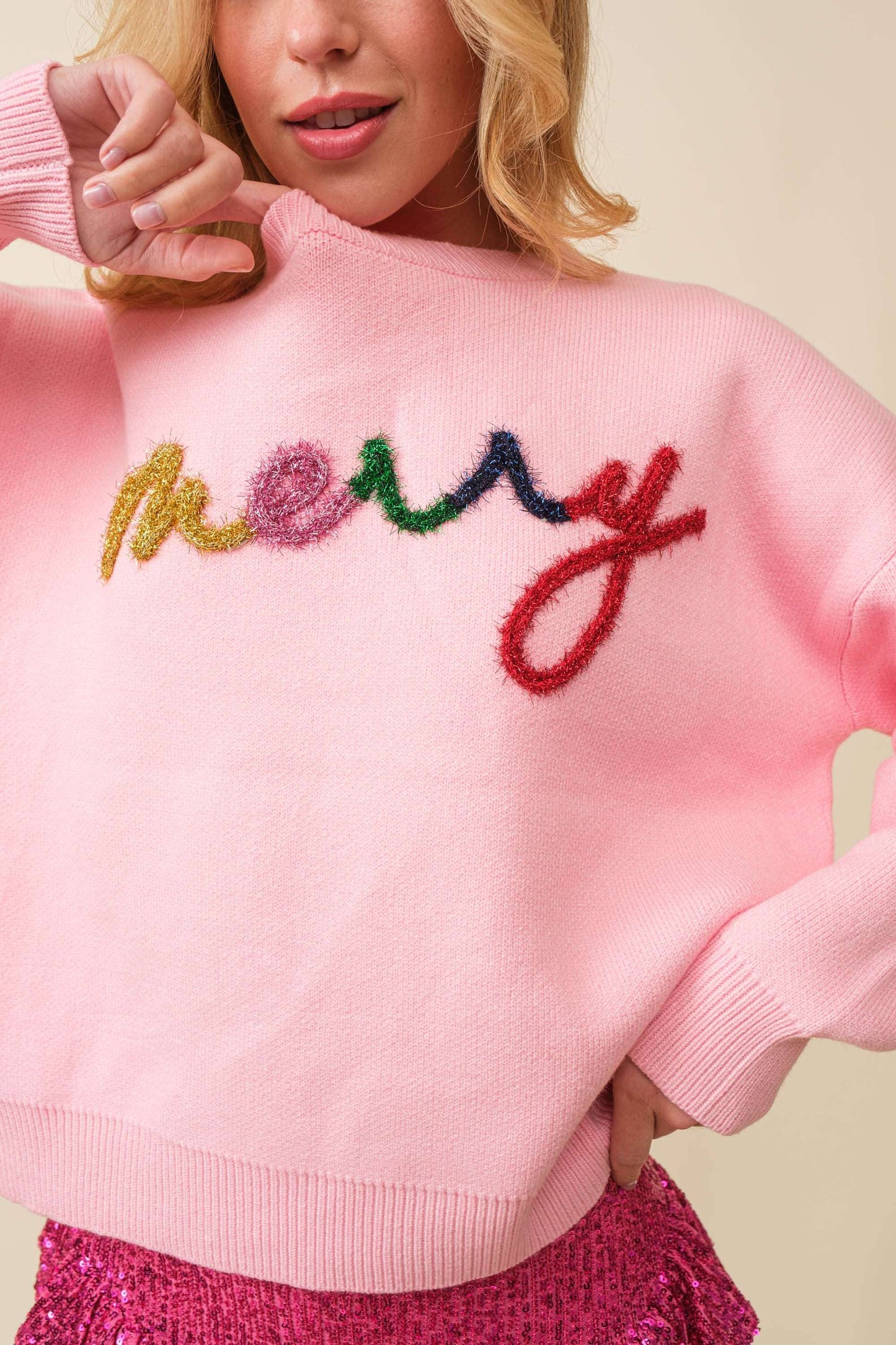Christmas Sweater- Black