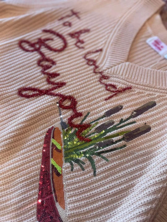 To Be Loved Bayou Flowy Sweater