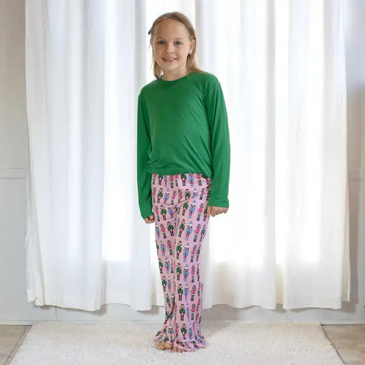 Girl's Nutcracker March Ruffle Sleep Pants Light Pink/Multi -Asst.