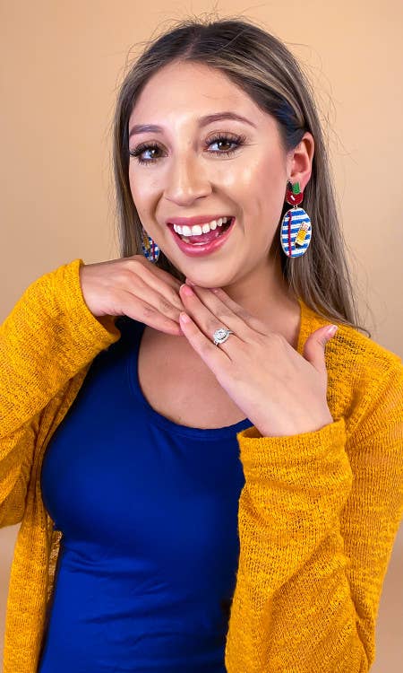 Teacher Notebook Seed Bead Earrings