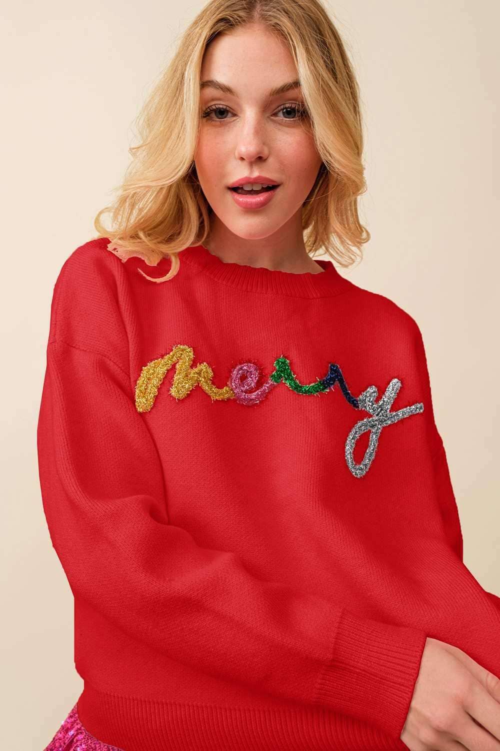 Christmas Sweater- Black