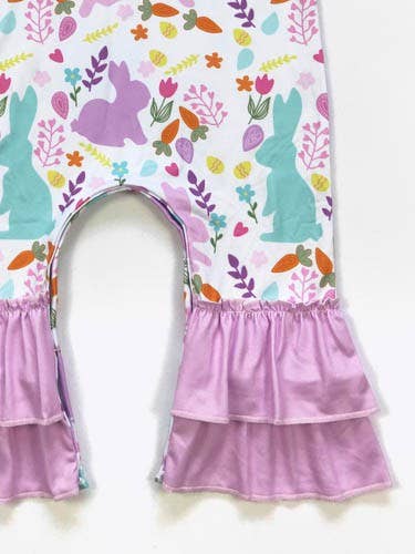 Paisley Easter Baby Romper