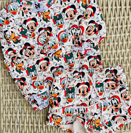 White Pals Christmas Lounge Set