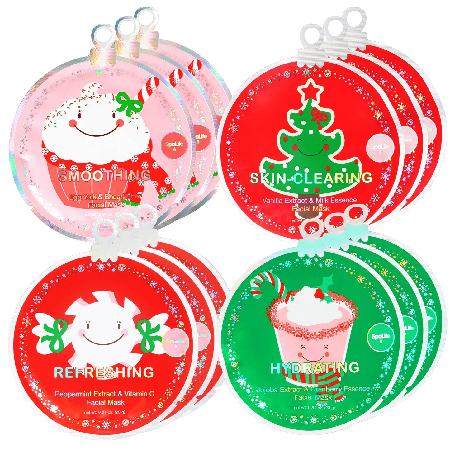 Facial Masks 12 Pack