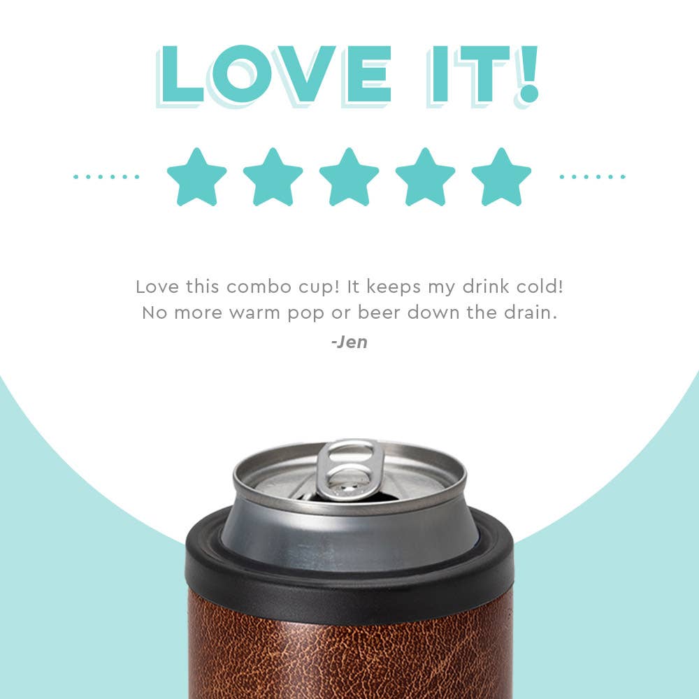 Leather Can + Bottle Cooler (12oz)