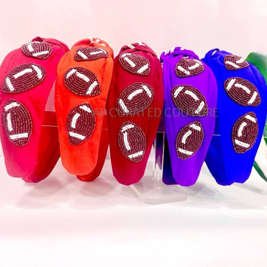 Red Football Game Day Headband