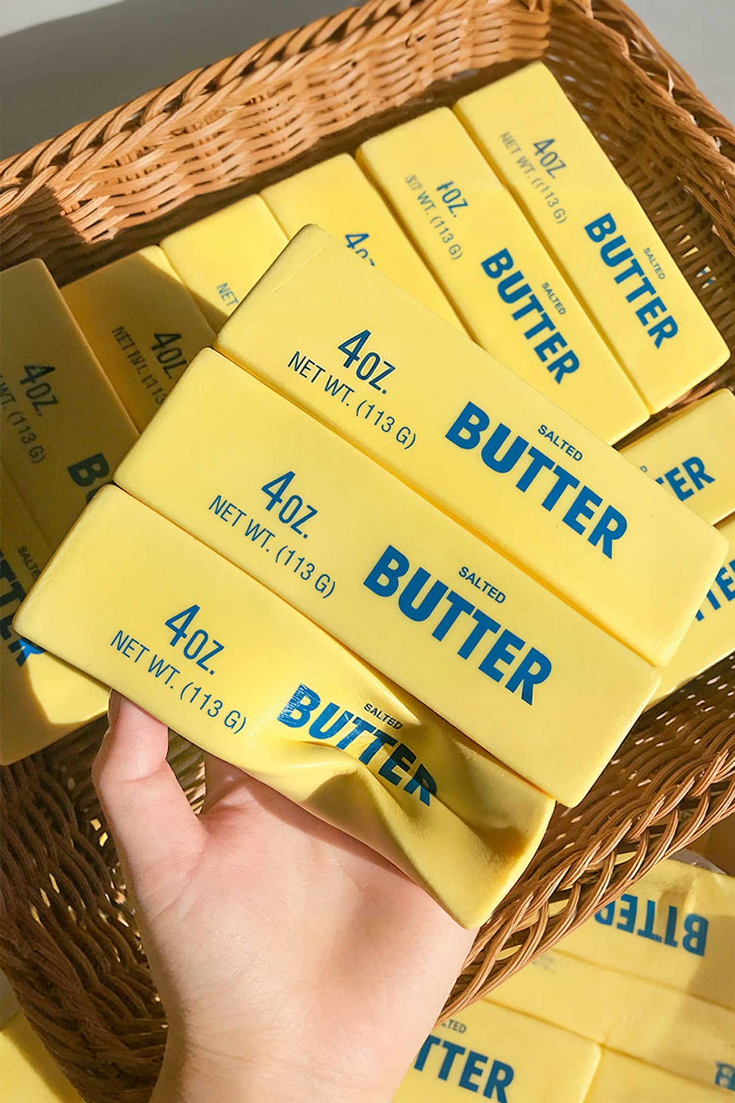 Butter Sticker Relieve Pressure Squishy Toy