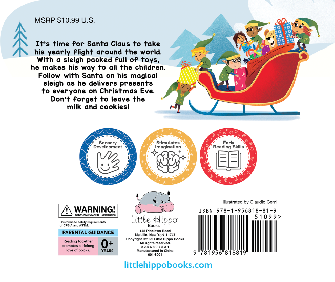 Holidays with Santa's Sleigh - Sensory Holiday Board Book