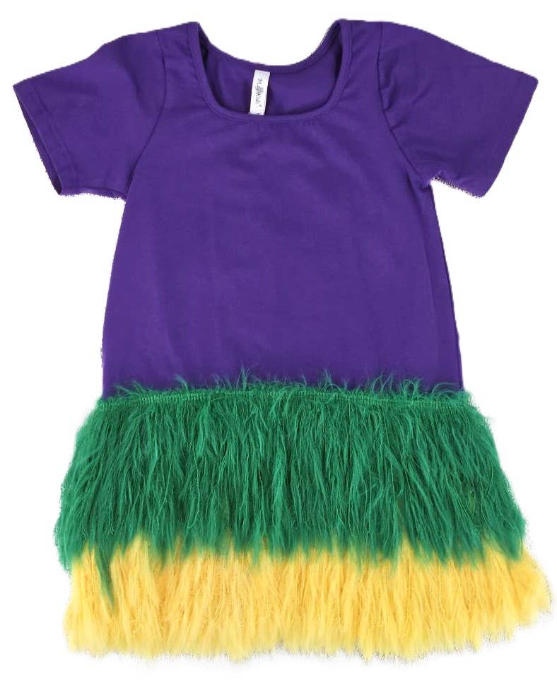 Mardi Gras Fringe Dress Toddler & Youth