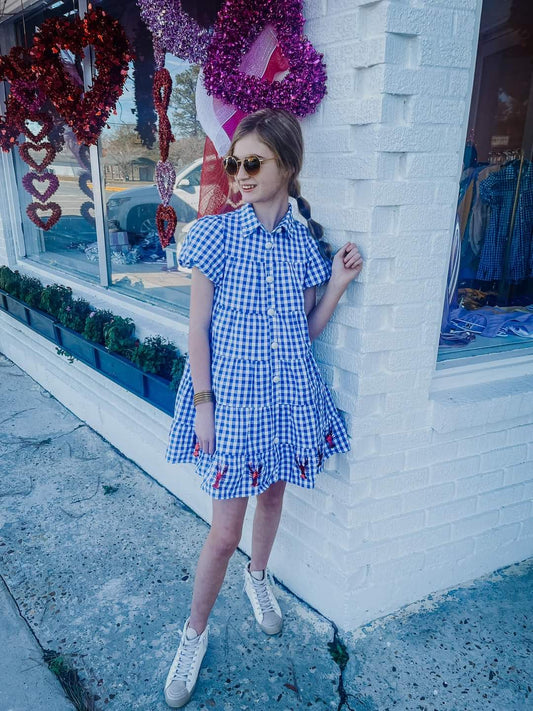 Crawfish Plaid Dress