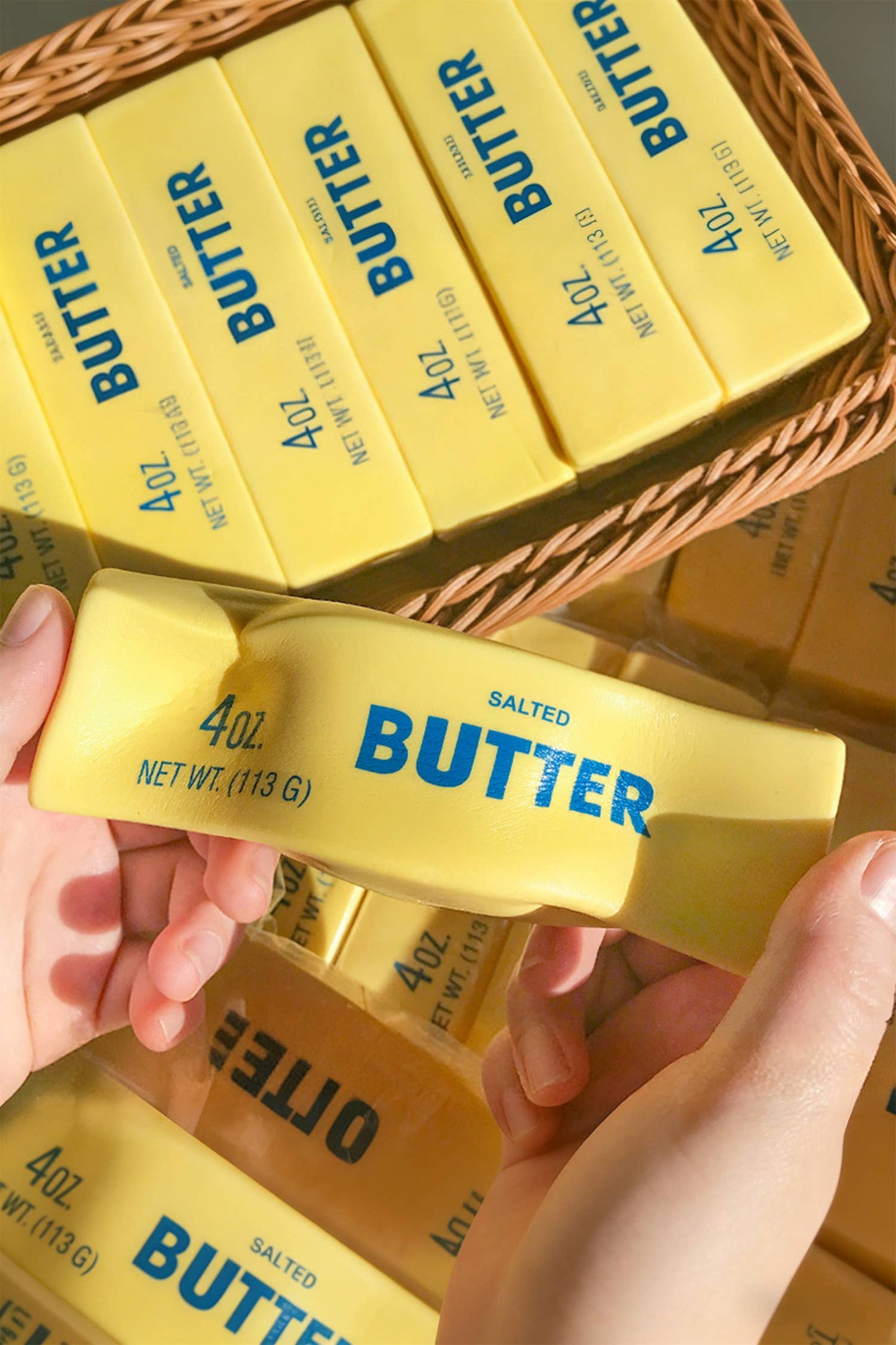 Butter Sticker Relieve Pressure Squishy Toy