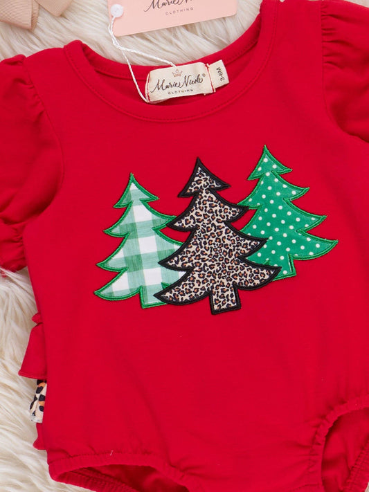 Christmas Tree Dreams Embroidered Bubble