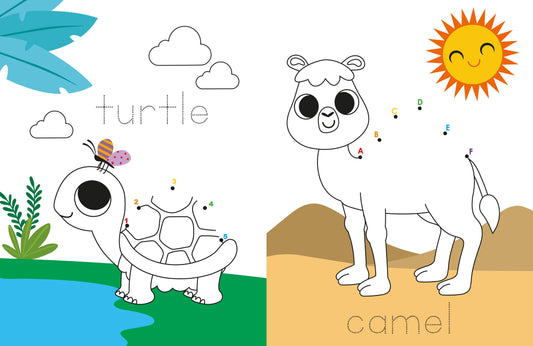 My First Dot To Dot Activity Book: Baby Animals