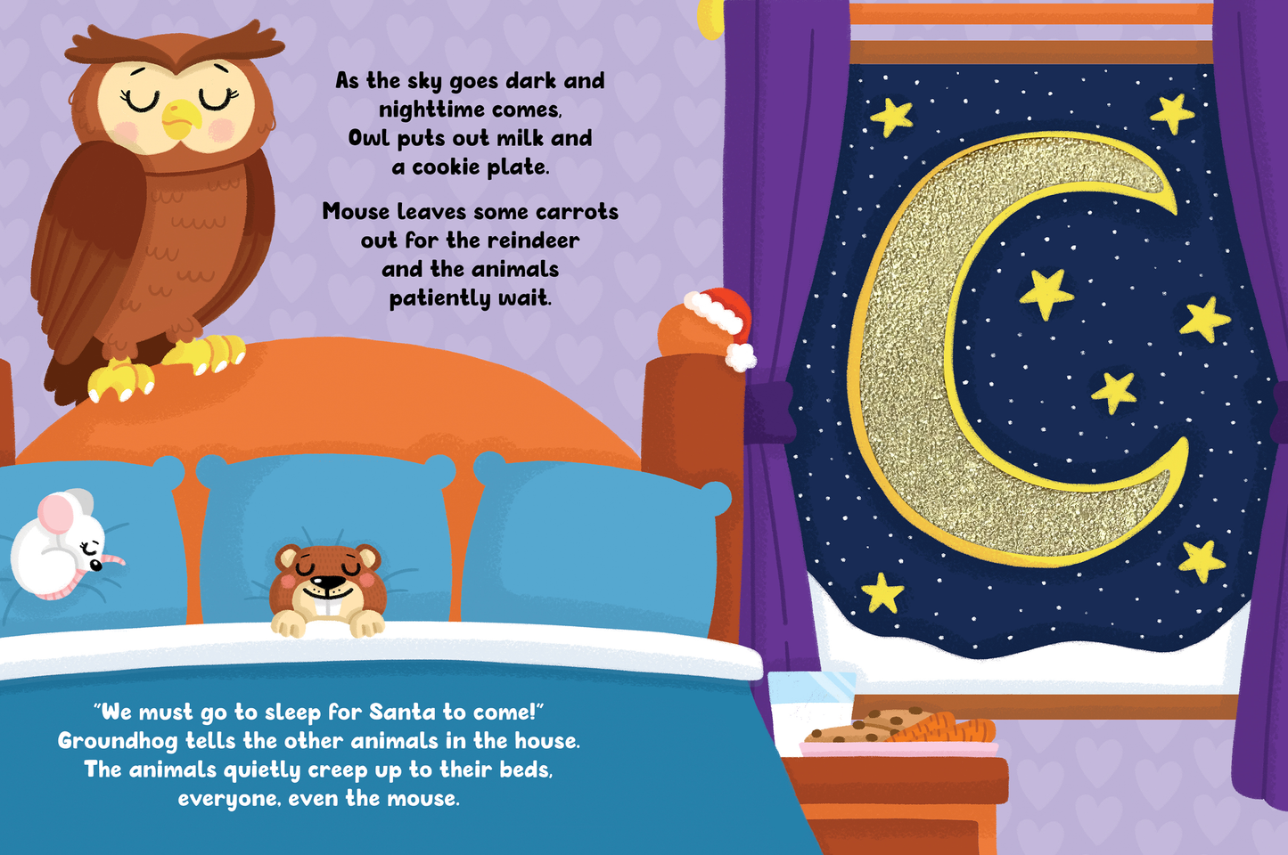 Home for the Holidays- Board Book with Touch and Feel Trails