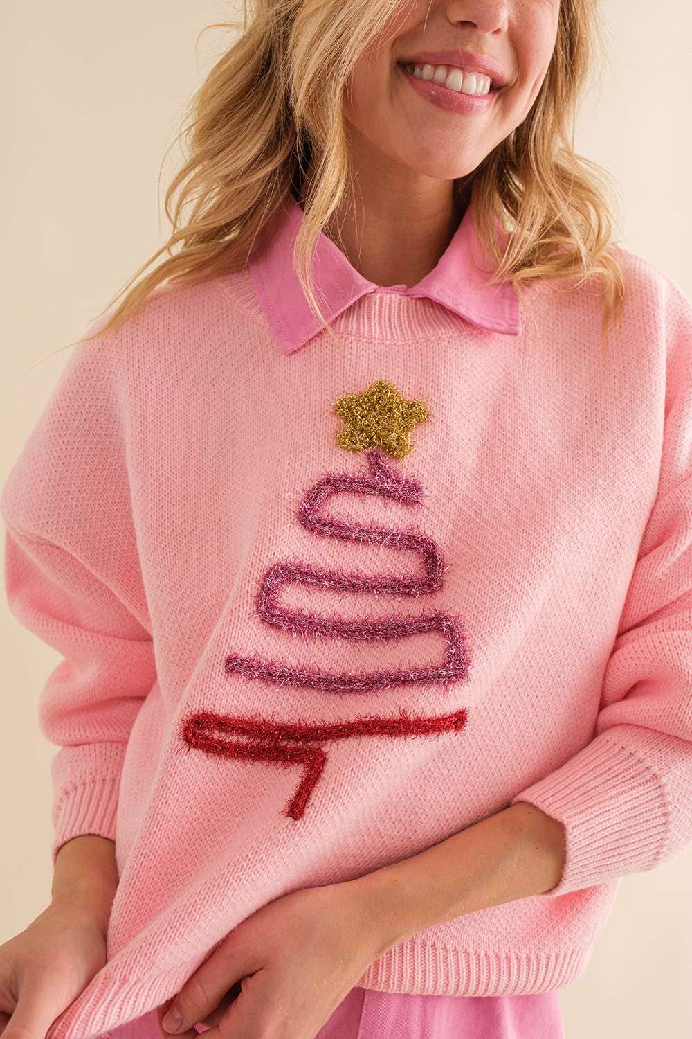 Christmas Sweater- White