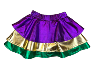 Mardi Gras Tiered Skort Toddler & Youth