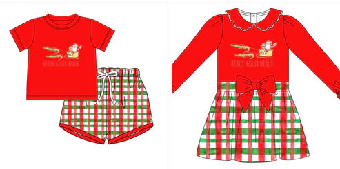 Heaux Heaux Heaux Embroidery Girl Skort Set