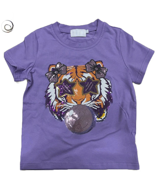 Bubble Gum, Bubble Gum Tiger Sequin Tee