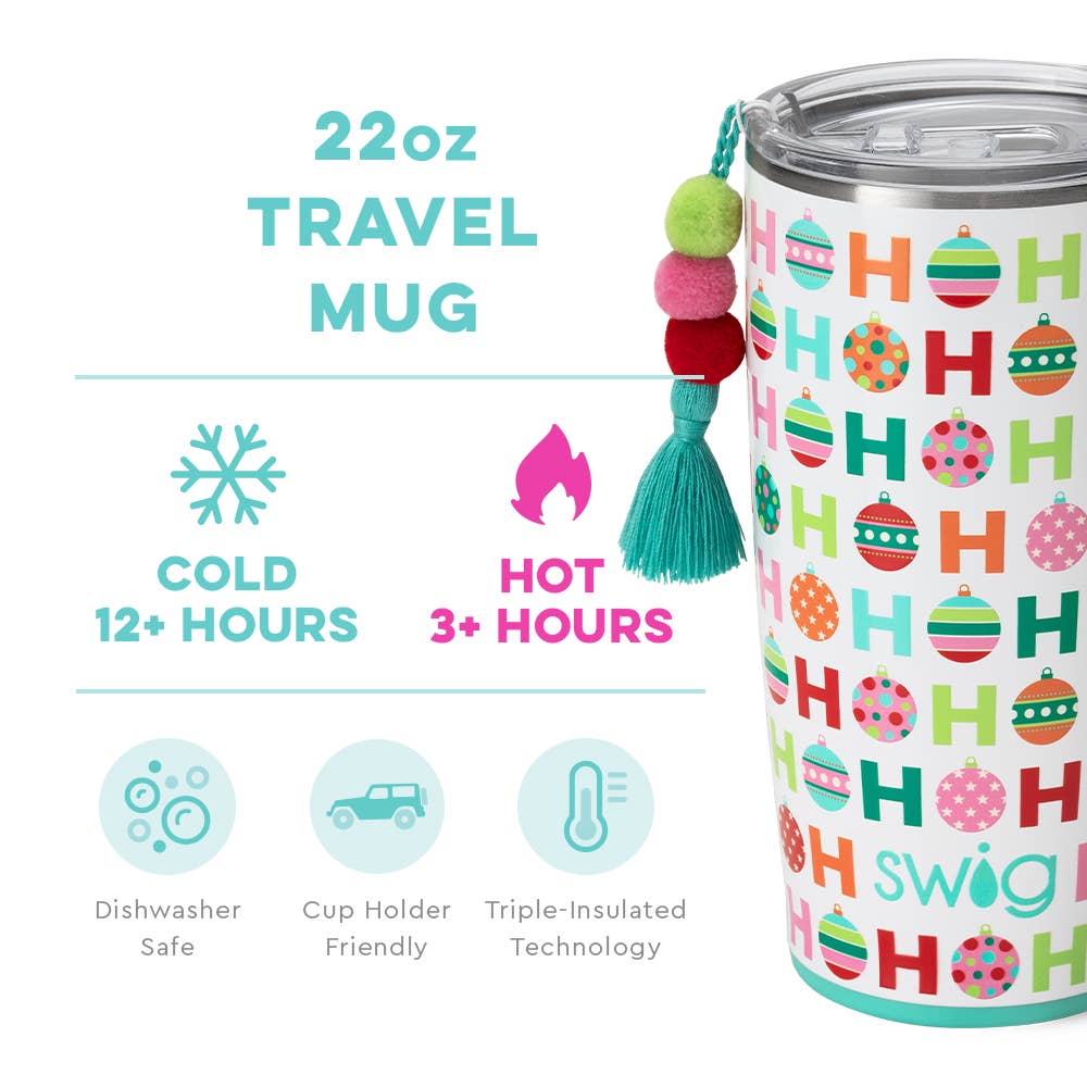 HoHoHo Travel Mug (22oz)