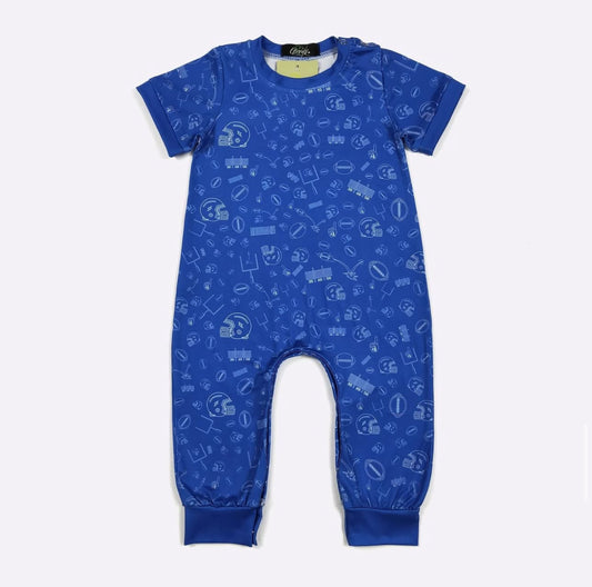 Field Goal Football Boy Romper