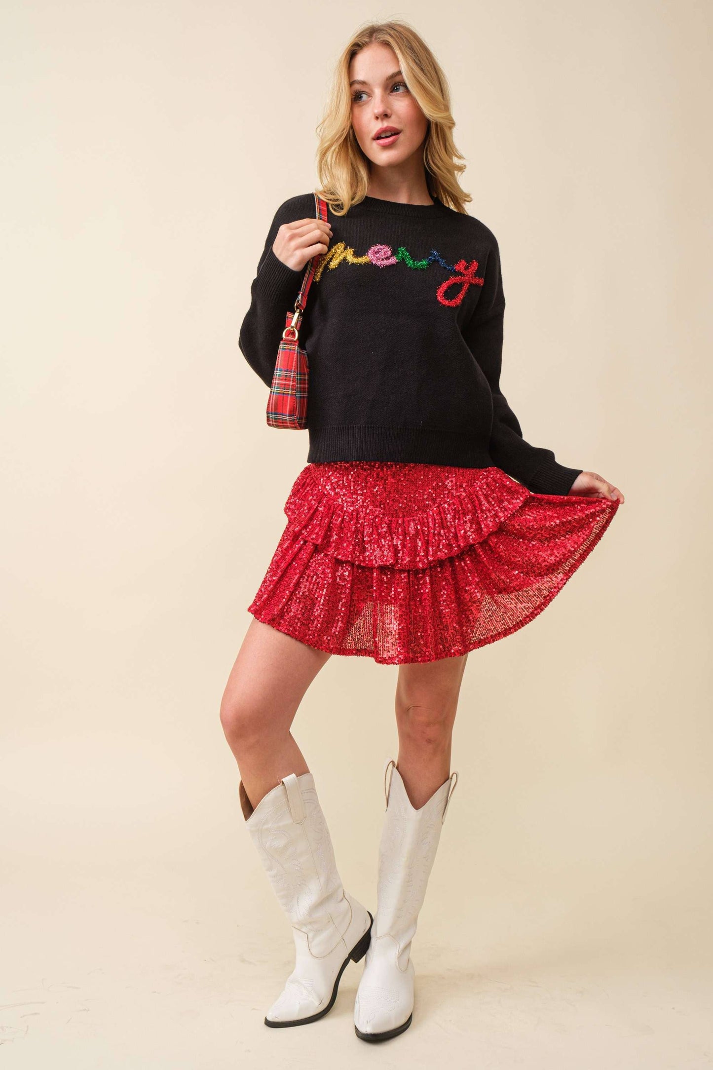 Christmas Sweater- Black