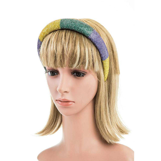 Mardi Gras Statement Crystal Headband