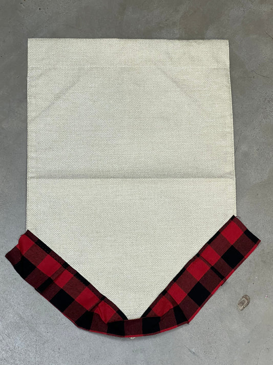 Buffalo plaid Flag Pressed