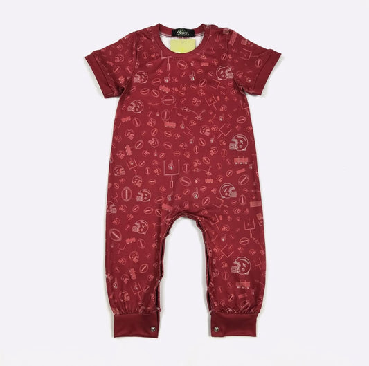 Field Goal Football Boy Romper