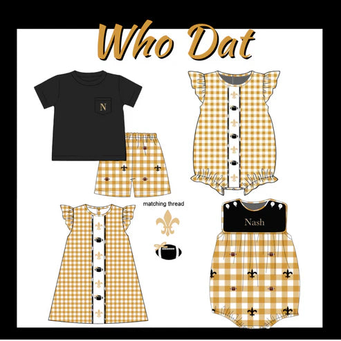 Black & Gold Boy Set
