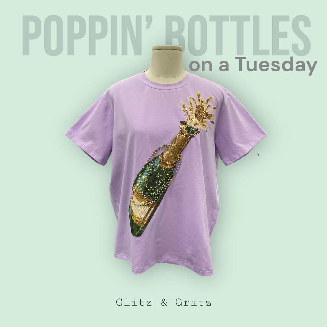 Poppin' Bottles Flowy Tee