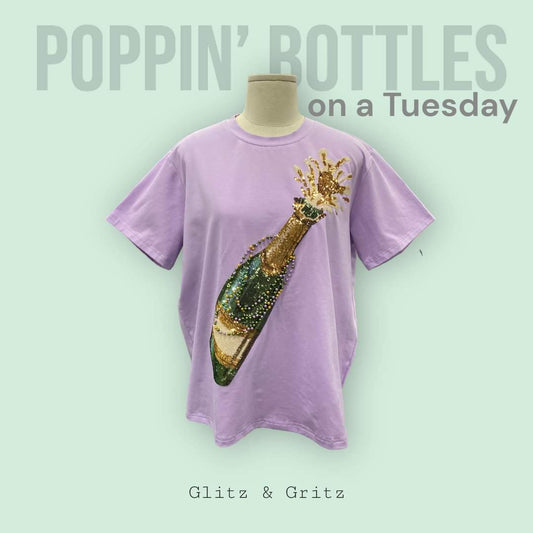 Poppin' Bottles Flowy Tee