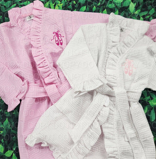 Kimono Ruffle Cover Up's- Pink