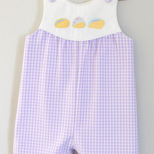 King Cake Baby Romper