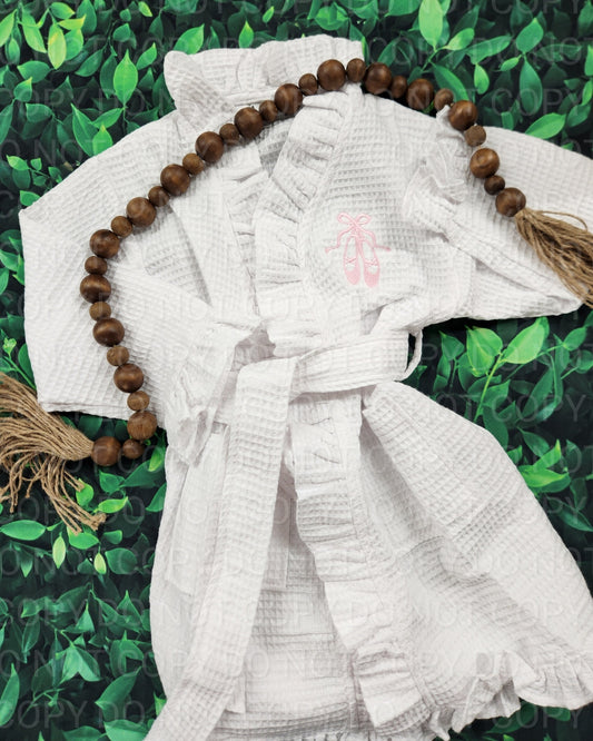 Kimono Ruffle Cover Up's- White