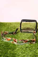 NGIL The Gridiron Strap Clear Stadium Bag