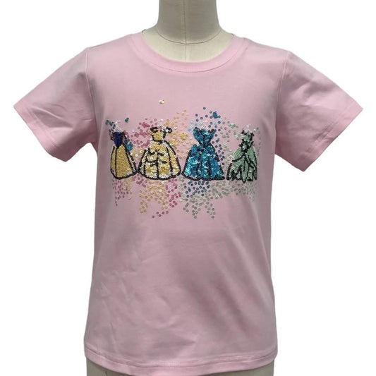 Princess Dresses Sequin Tee