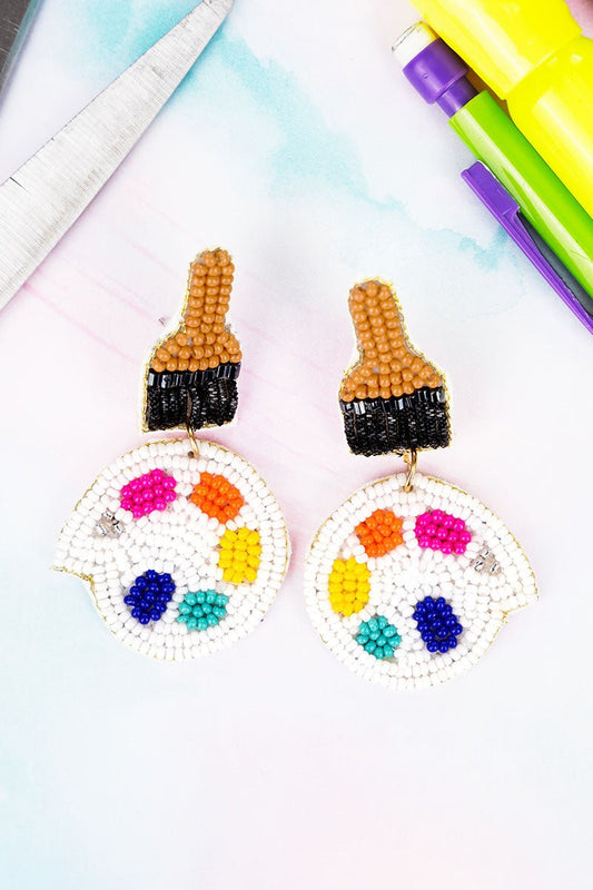 Paint a Picture Seed Bead Earrings