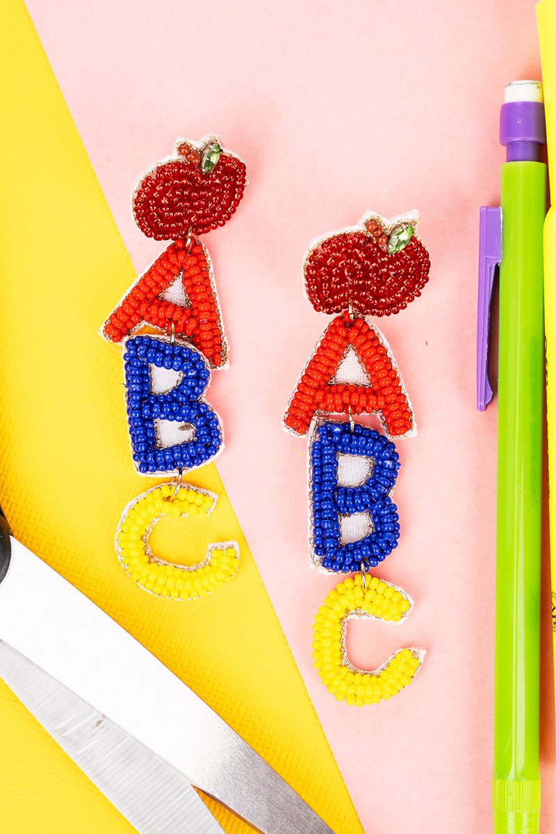 Ready to Learn Seed Bead Earrings