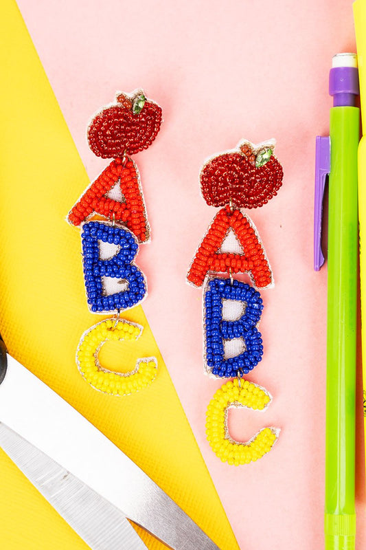 Ready to Learn Seed Bead Earrings