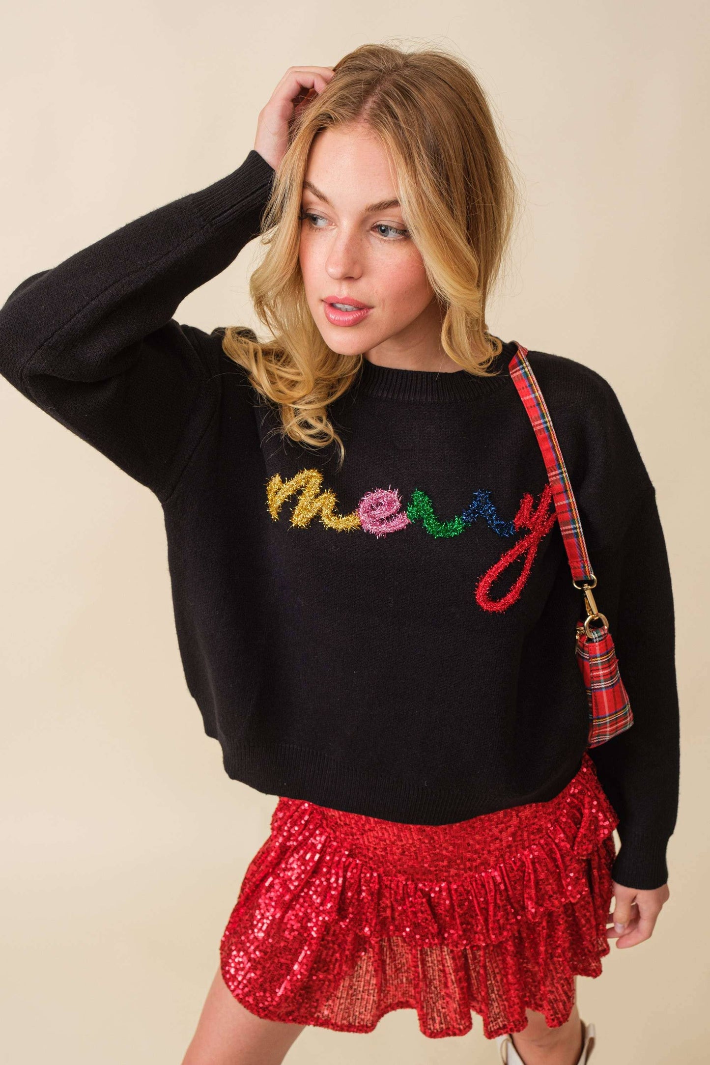 Christmas Sweater- Black