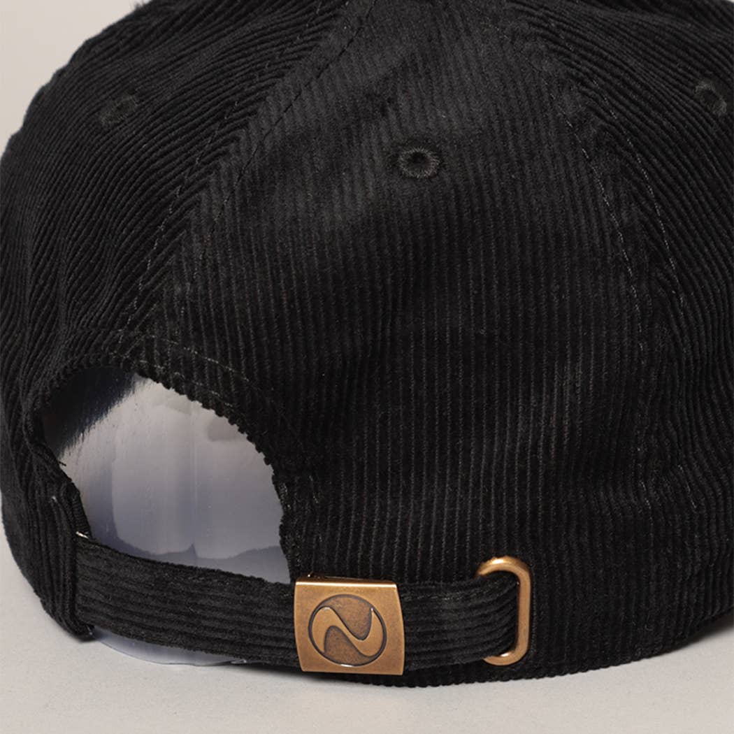 Game Day Embroidered Corduroy Cap- Blue Grey